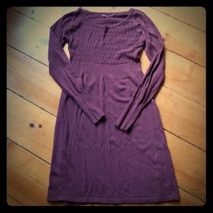 Prana Raisin Zora Warm Cozy Sweater Dress XS